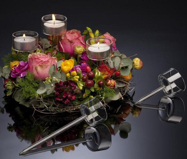 כלי לנר ננעץ לסידורי פרחים - The Collection by Aviel Waizman
