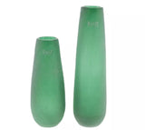 DUTZ אגרטל אליפסה ירוק מט