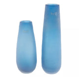 DUTZ אגרטל אליפסה אנתיק כחול מט