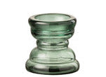 פמוט זכוכית ירוק
