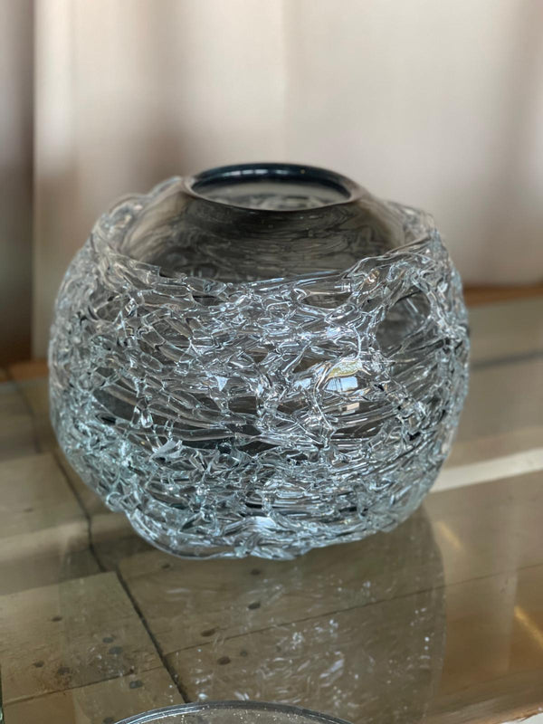 אגרטל כדור עגול קן לציפור עבה מבית Duts