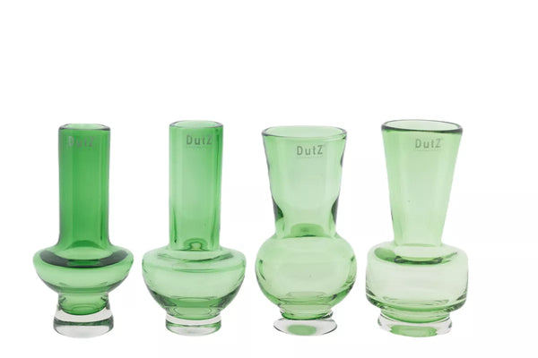 4 דגמים שונים של אגרטל בצבע ירוק מבית Dutz