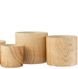 בית עציץ צילינדר דמוי עץ