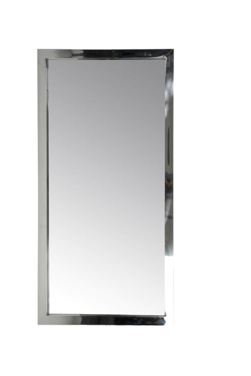 מראה עם מסגרת ניקל