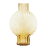 אגרטל זכוכית אמבר