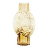 אגרטל זכוכית אמבר