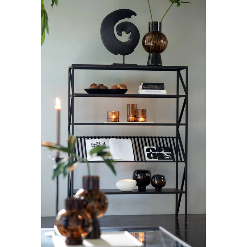 אגרטל זכוכית מנומר