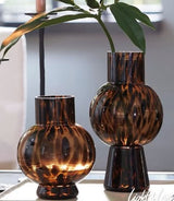 אגרטל זכוכית מנומר