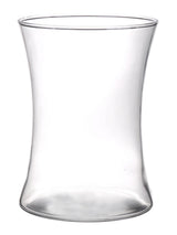 אגרטל ארובה זכוכית שקופה
