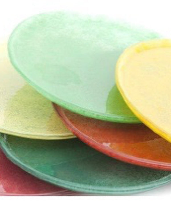 צלחת הגשה בצבעים 28 סמ