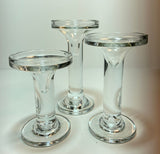 פמוט לנר שולחן שקוף