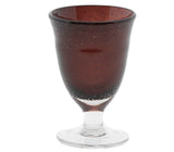כוס יין על רגל כוס מיים סטזכוכית בועות אוברז'ין - The Collection by Aviel Waizman