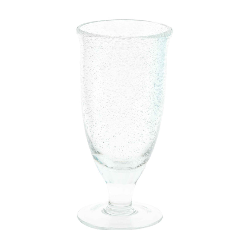 כוס יין על רגל כוס מיים סטזכוכית בועות