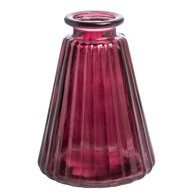 בקבוק זכוכית קוני פסים במגוון צבעים - The Collection by Aviel Waizman