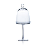 מכסה פעמון זכוכית קטן על בסיס + רגל גובה:  35 ס"מ 40 ס"מ - Decor 2 Home