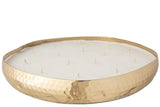 קערת מתכת זהב יצוקה בשעווה ריחנית - The Collection by Aviel Waizman