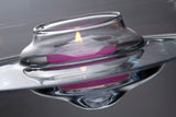 קערית זכוכית צפה  על מים לנר 6סמ לנר חימום - Decor 2 Home