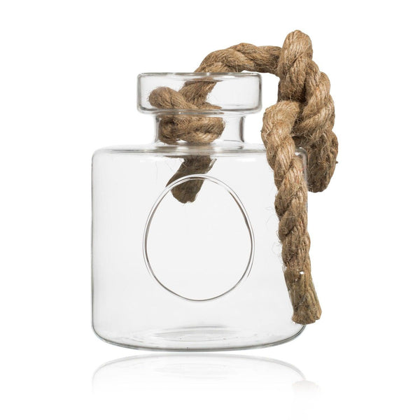 בועת זכוכית נתלית עם חבל מקרמה - The Collection by Aviel Waizman