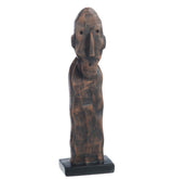 פסלון עץ 40 סמ דמות אינקה על בסיס שחור - Decor 2 Home