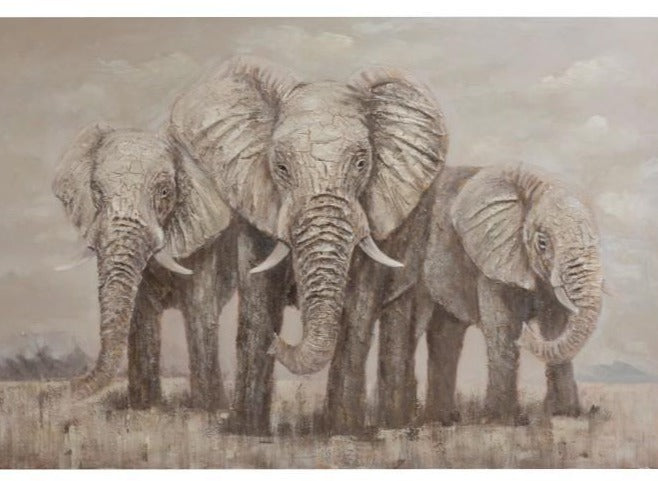 ציור קיר 150/100 עדר פילים