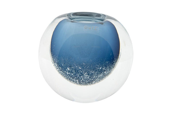 אגרטל כדור "סיזקי" דוץ כחול אוקיינוס - The Collection by Aviel Waizman