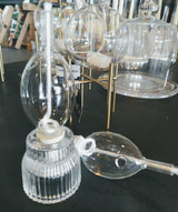 הדורית זכוכית פתיל סיבים 12 ס"מ לפמוט שבת - The Collection by Aviel Waizman