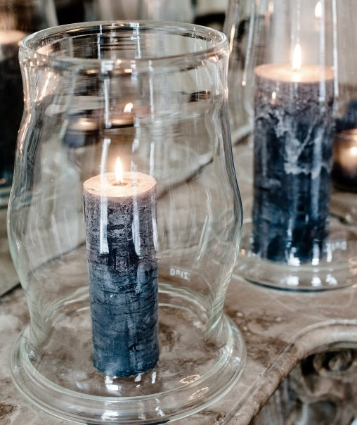 blue candle size